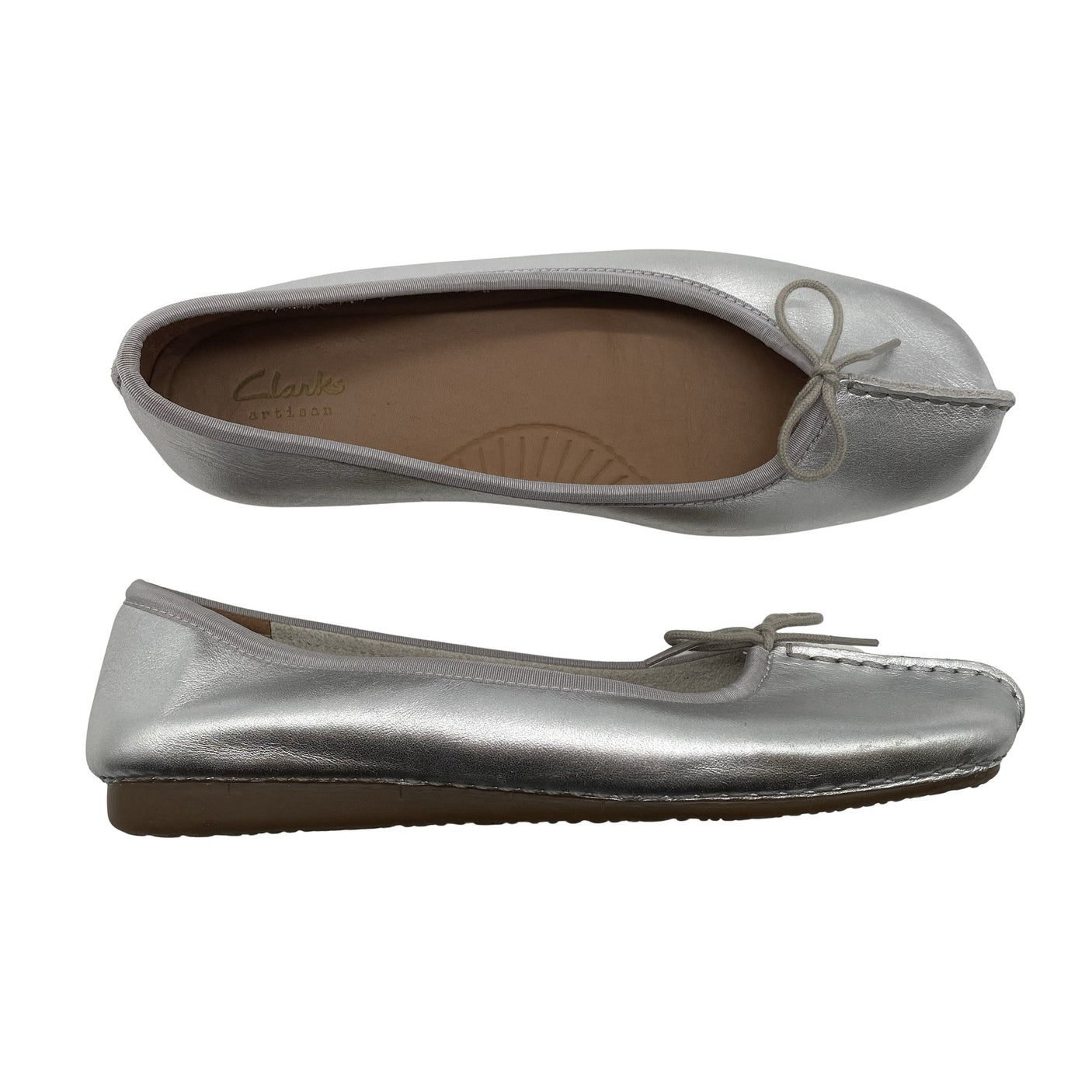 Unisex Clarks - Baleriinad, suurus 38 - Hõbe (1)