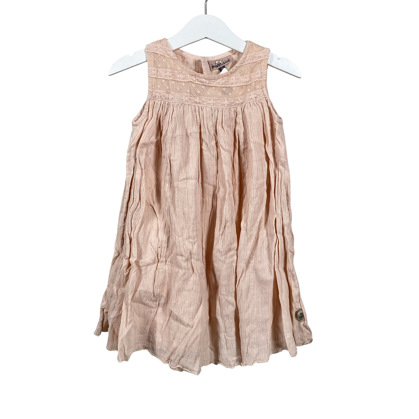 Unisex POMPdeLUX - Mitteveniv kleit, suurus 92 - 98 - Heleroosa (1)