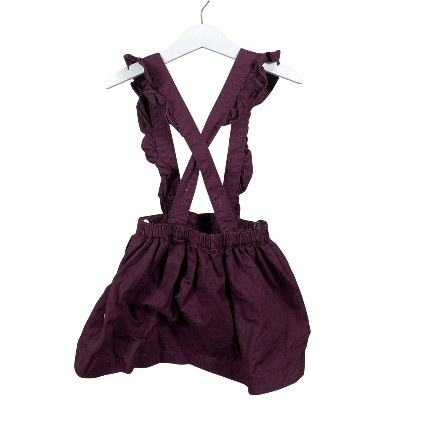 Unisex POMPdeLUX - Mitteveniv kleit, suurus 98 - 104 - Veinipunane (2)