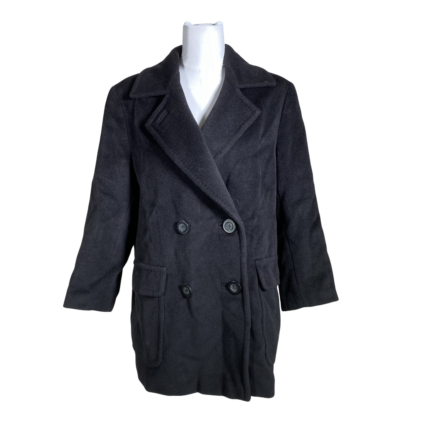 Unisex MaxMara - Villane mantel, suurus 38 - Must (1)