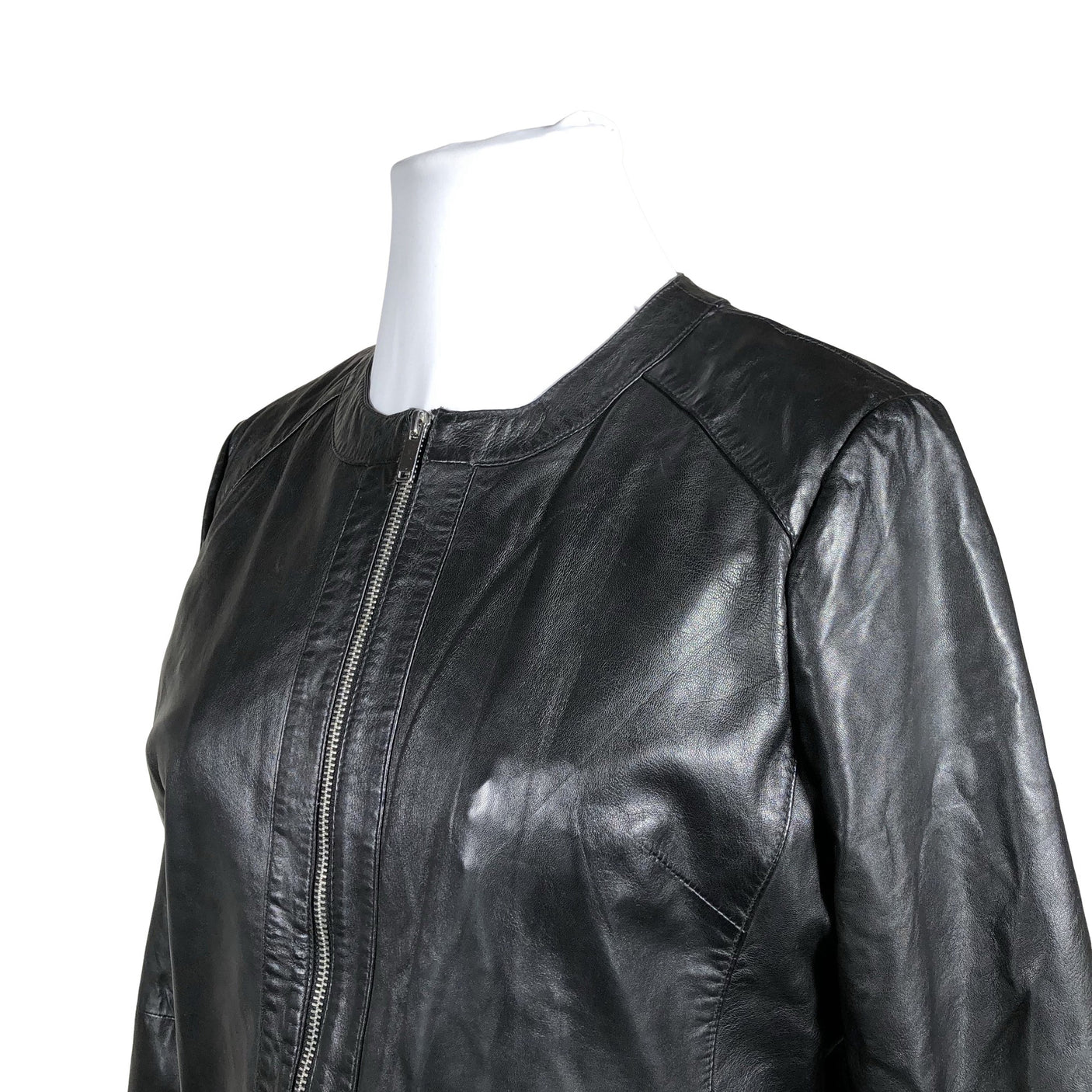 Unisex Saki - Nahktagi, suurus 46 - Must (2)