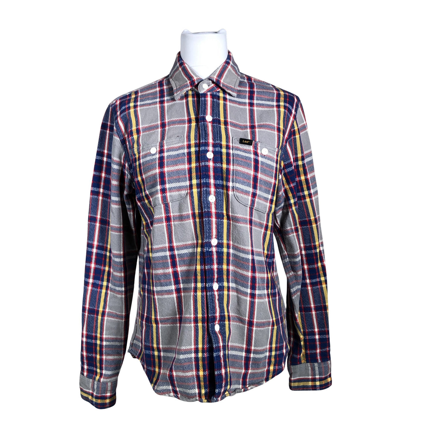 Unisex Lee - Flanellsärk, suurus 38 - Hall (1)