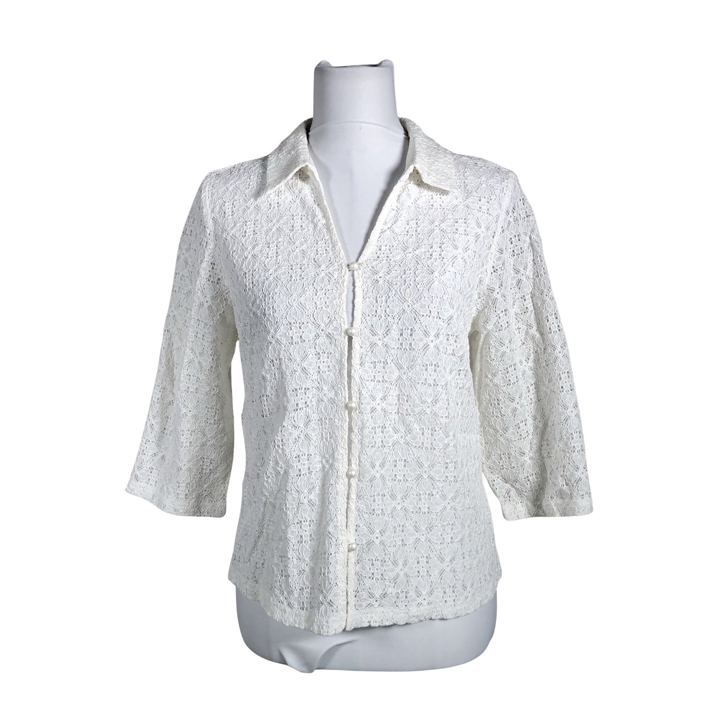 Unisex Cream - Pluus, suurus 38 - Valge (1)
