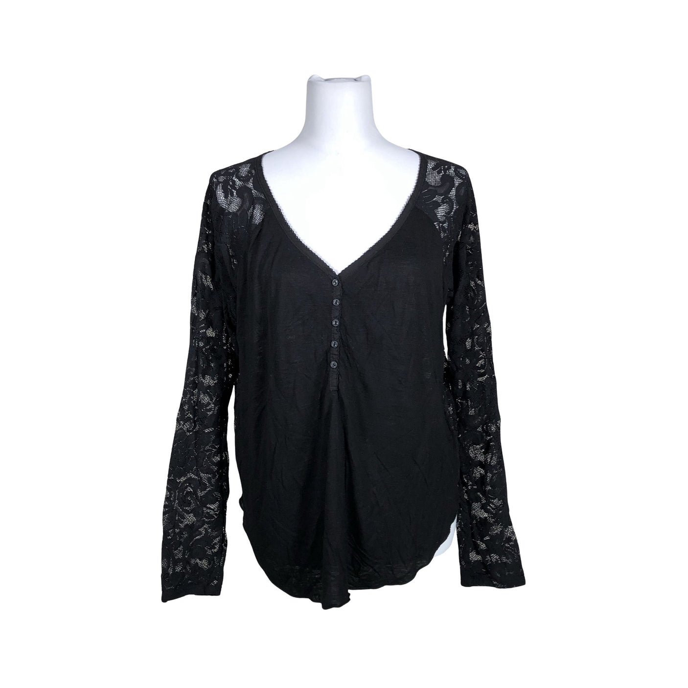 Unisex Denim & Supply Ralph Lauren - Trikotaažist pluus, suurus 40 - Must (1)