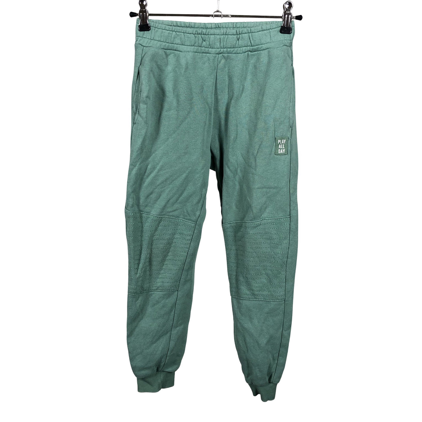 Unisex Lindex - Dressikangast püksid, suurus 122 - 128 - Roheline (1)