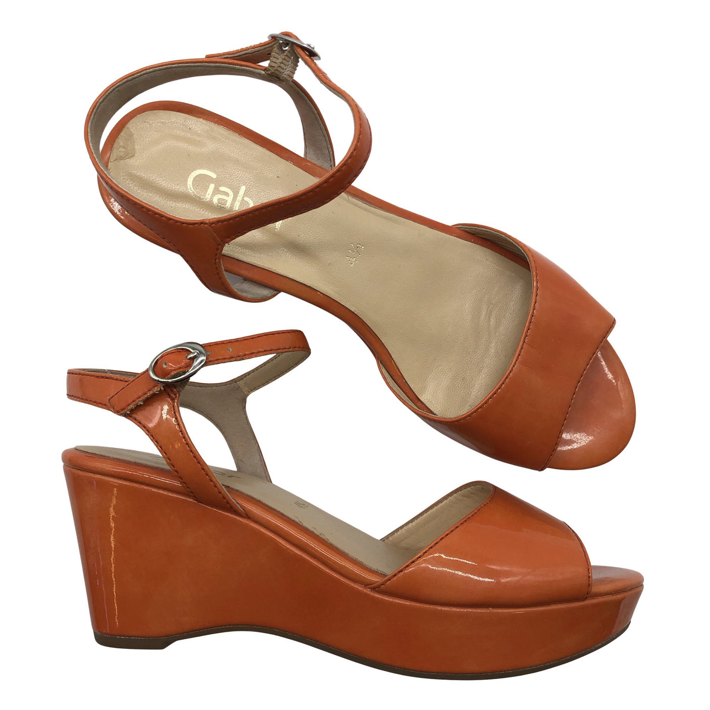Unisex Gabor - Kiilkontsaga rihmikud, suurus 37 - Oranž (1)
