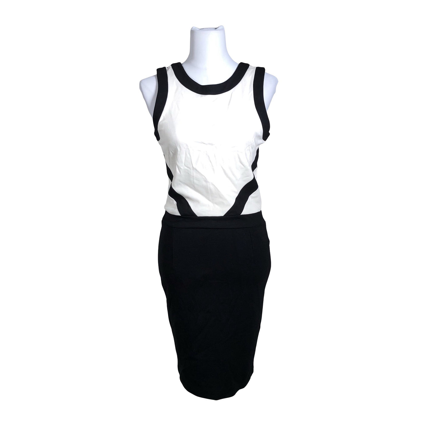 Unisex Selected - Trikotaažist kleit, suurus 38 - Must (1)