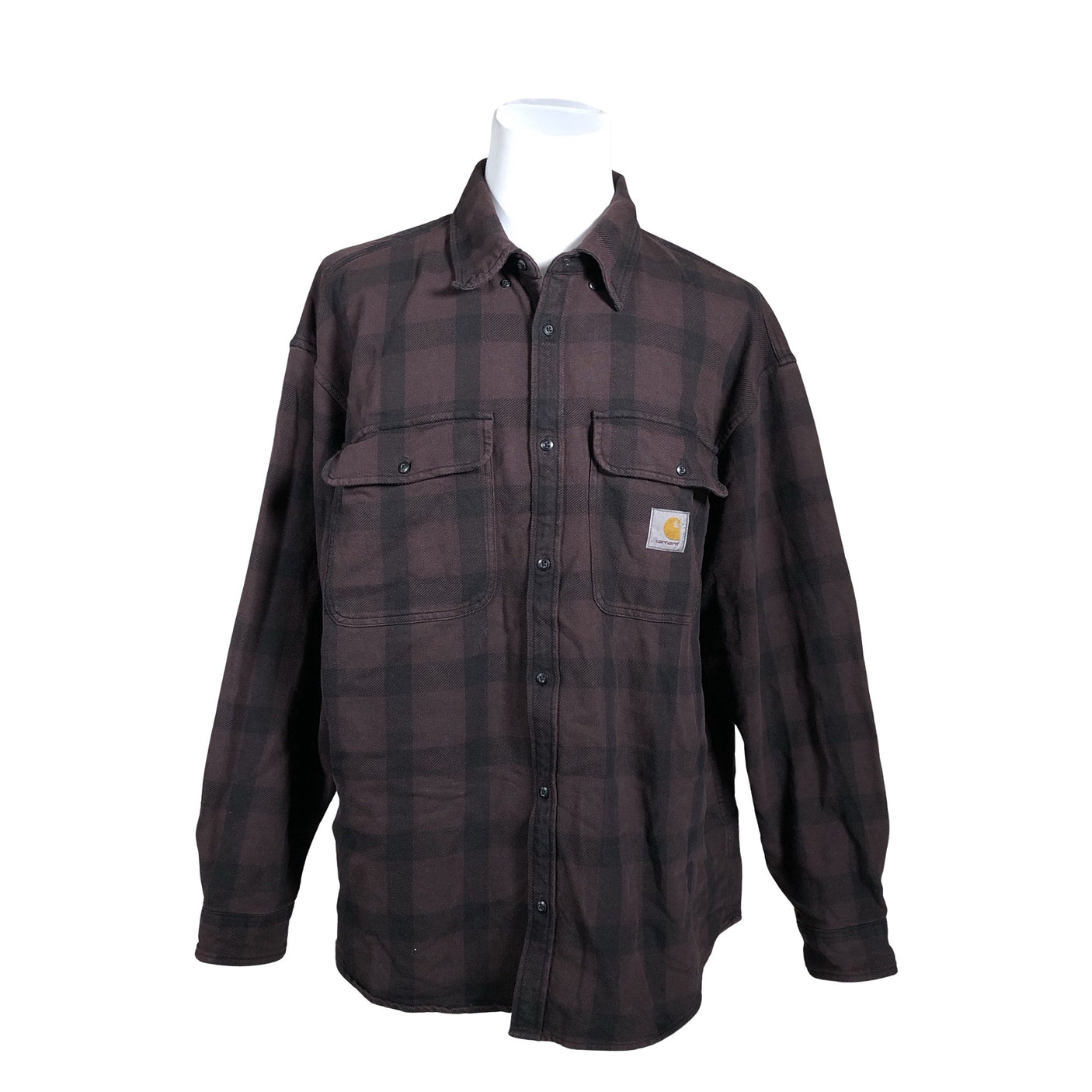 Unisex Carhartt - Flanellsärk, suurus XXL - Veinipunane (1)