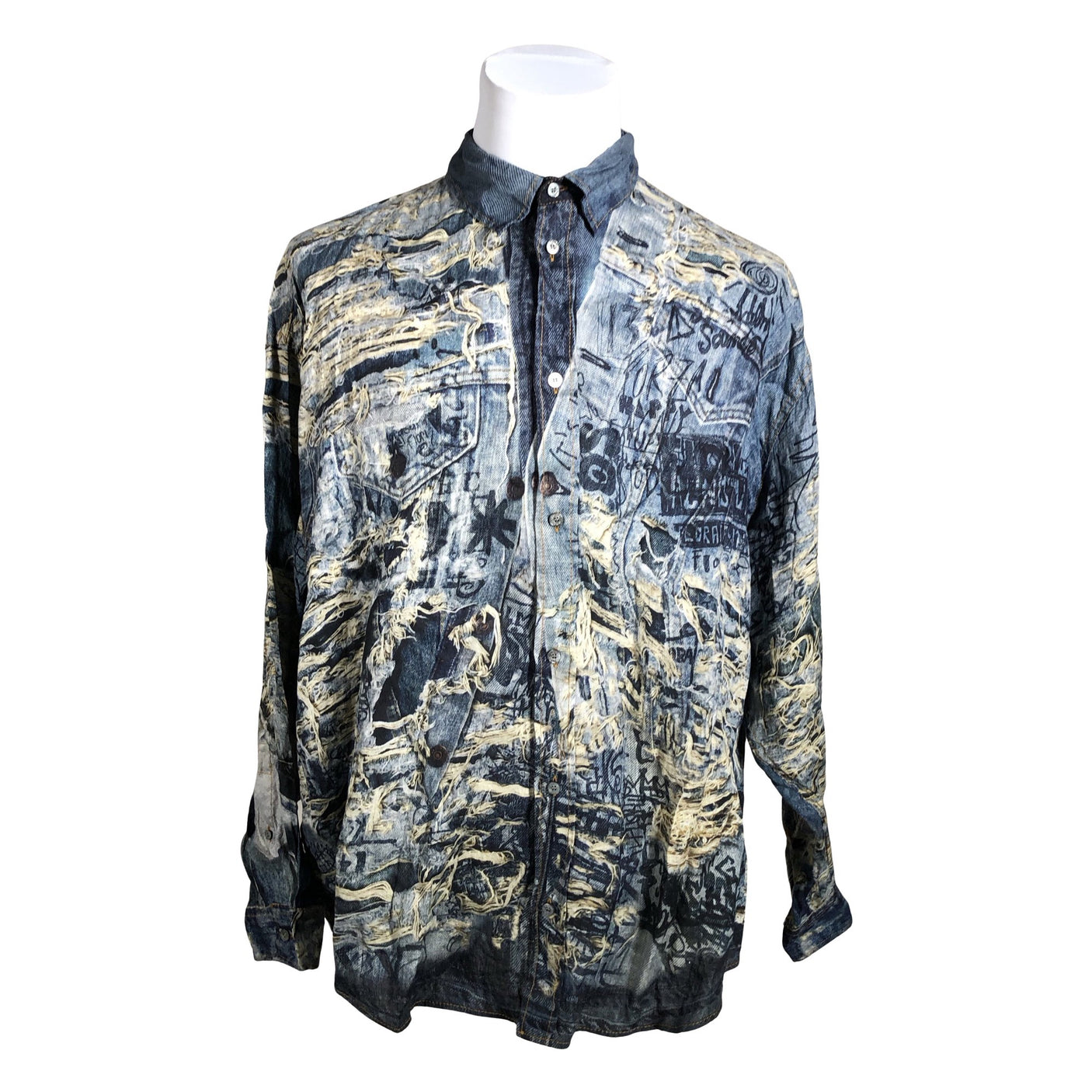 Unisex Acne Studios - Triiksärk, suurus L - Sinine (1)