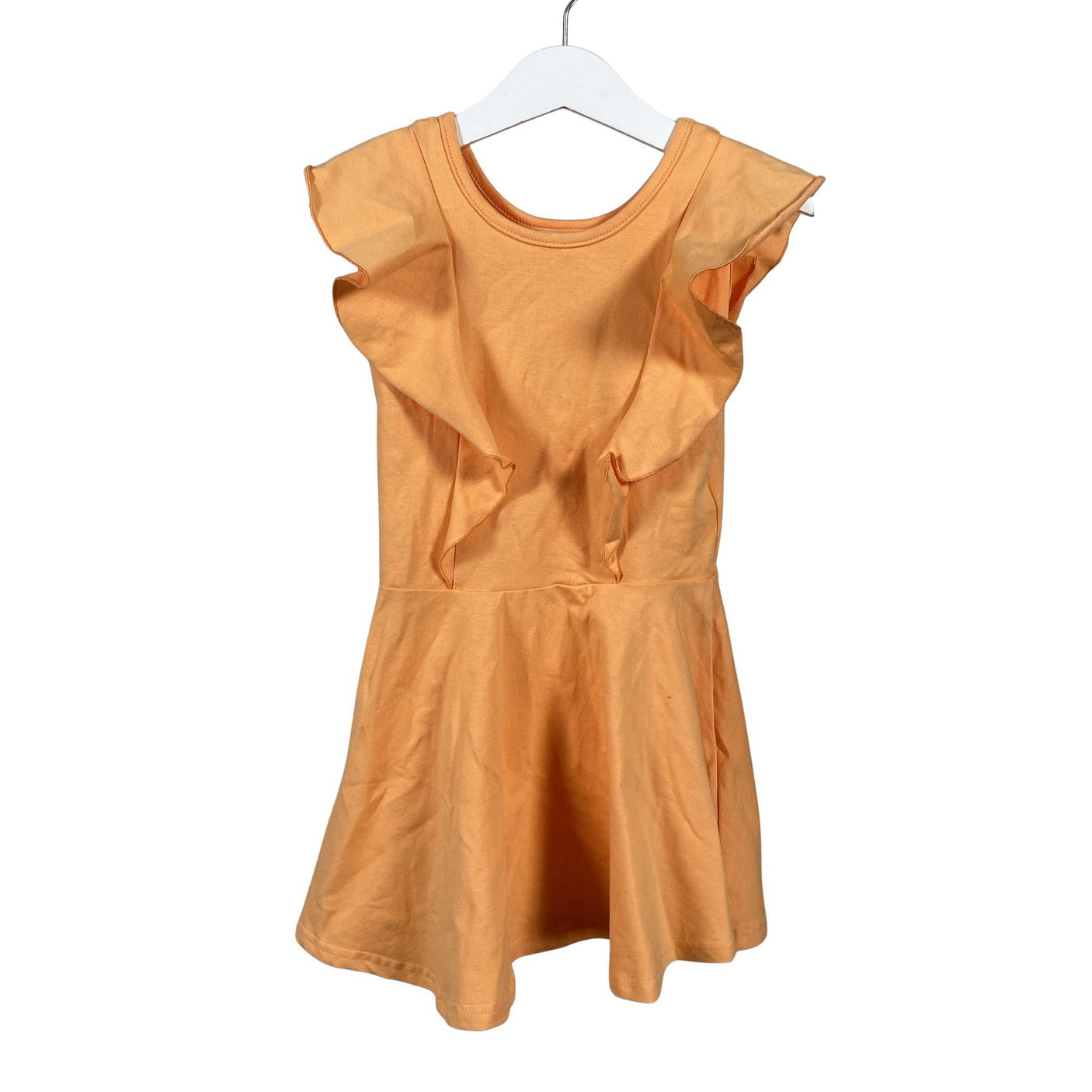 Unisex Gugguu - Trikotaažist kleit, suurus 104 - 110 - Oranž (1)