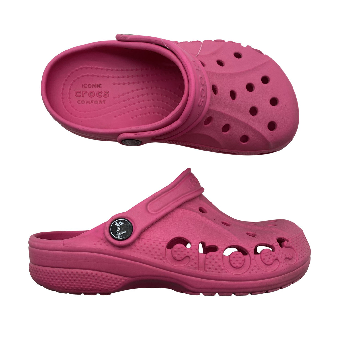 Unisex Crocs - Lahtise kannaga jalanõud, suurus 33 - Roosa (1)