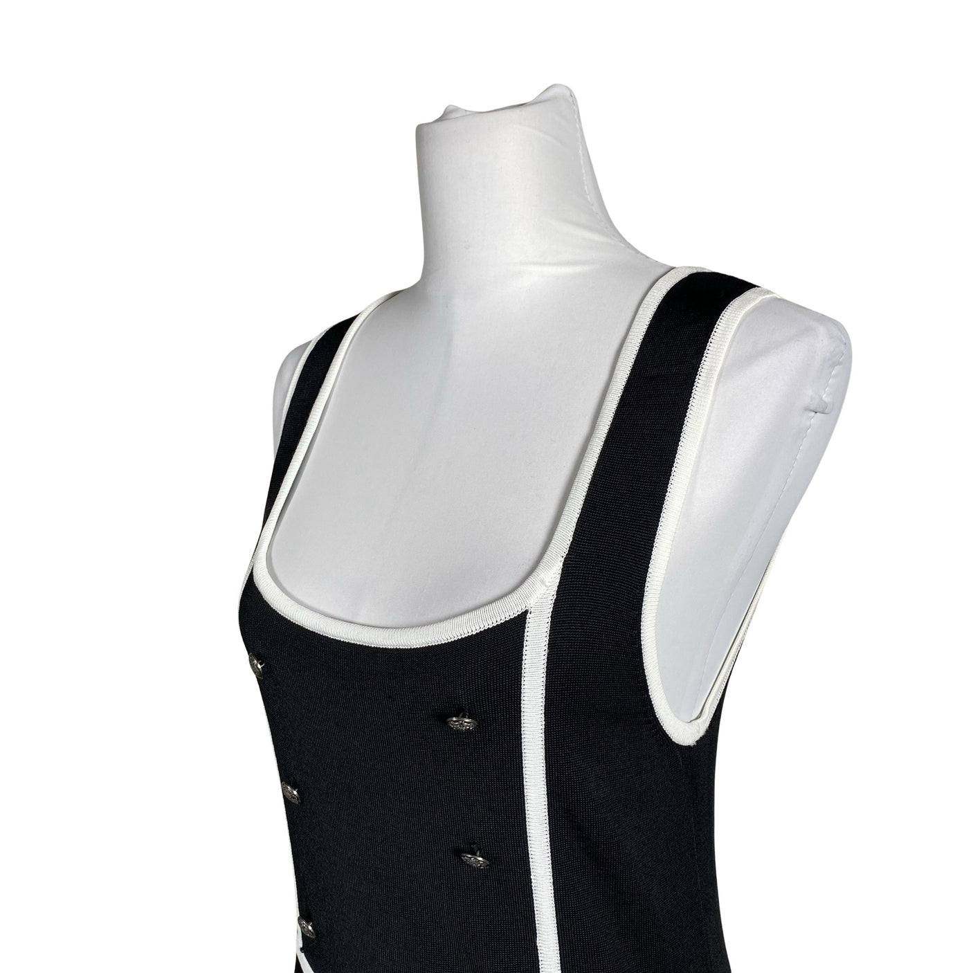 Unisex Andiata - Kootud kleit, suurus 36 - Must (3)