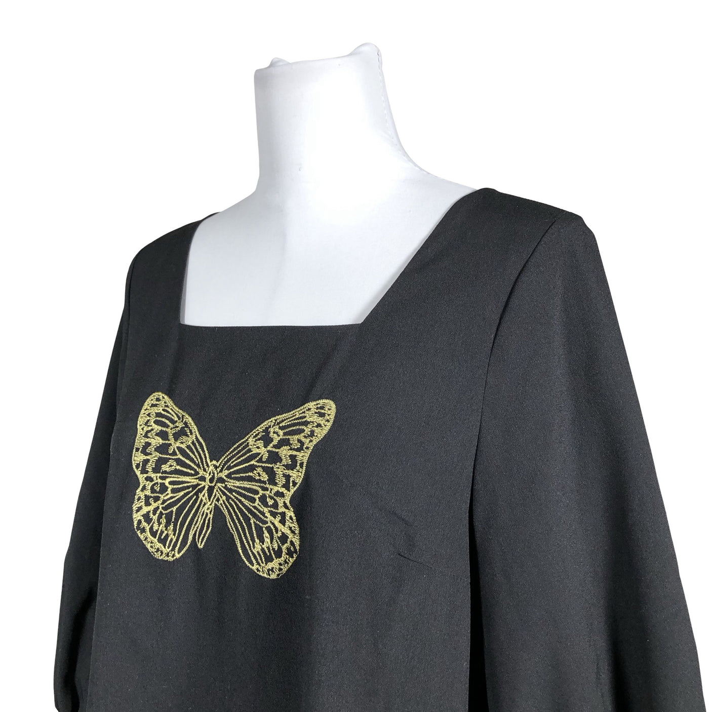 Unisex IVANAhelsinki - Õhuke kleit, suurus 38 - Must (2)
