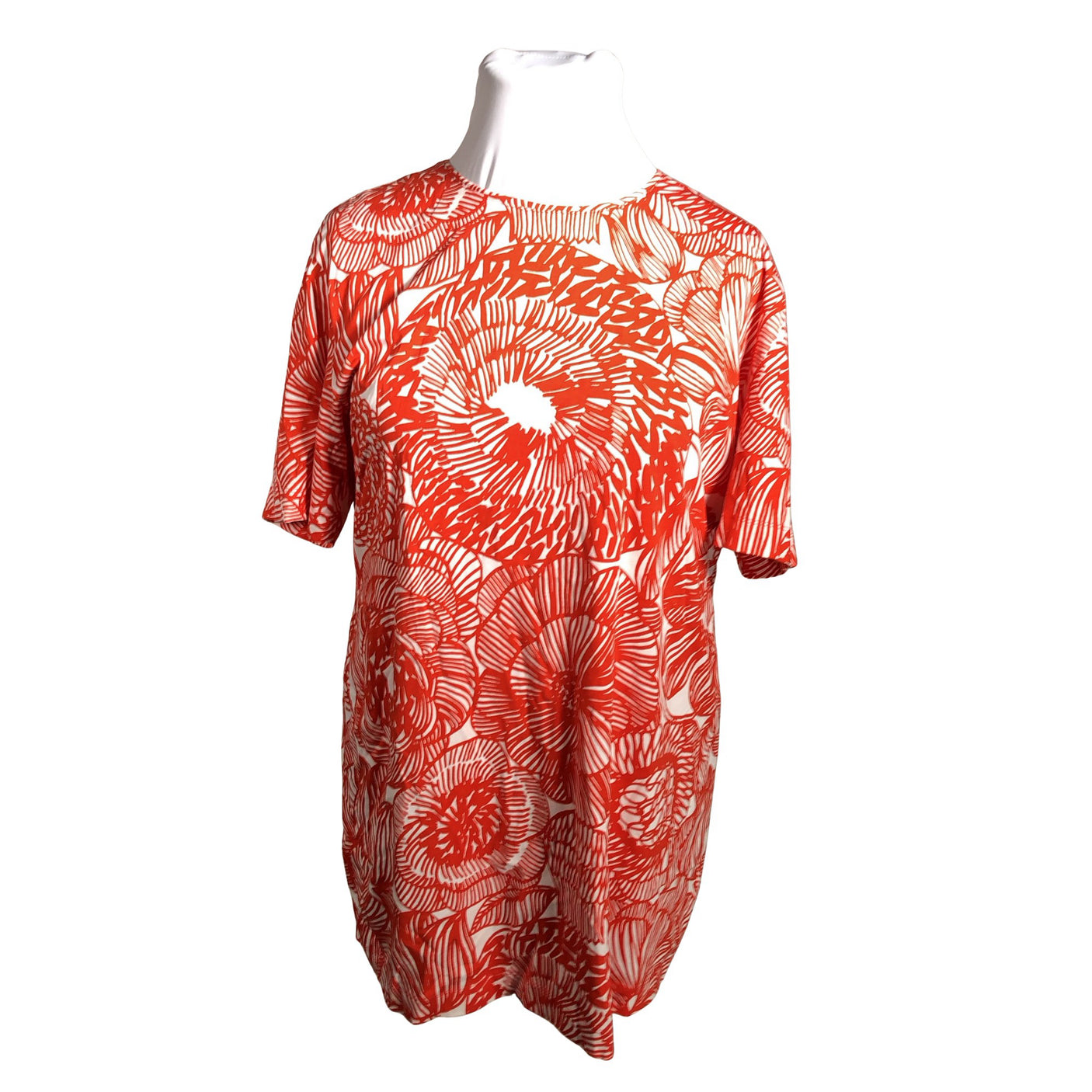 Unisex Marimekko - Trikotaažist kleit, suurus 42 - Punane (1)