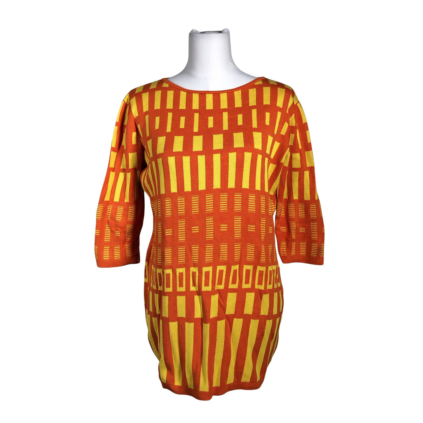 Unisex Marimekko - Kootud tuunika, suurus 40 - Oranž (1)