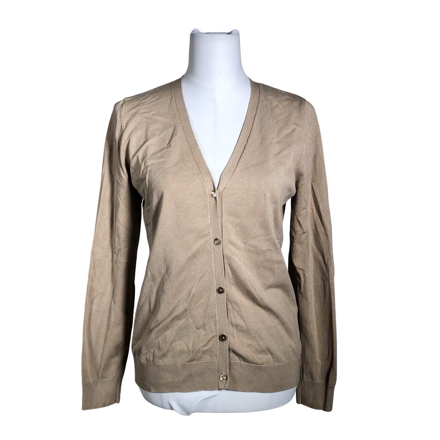 Unisex August Silk - Kardigan, suurus 40 - Beige (1)