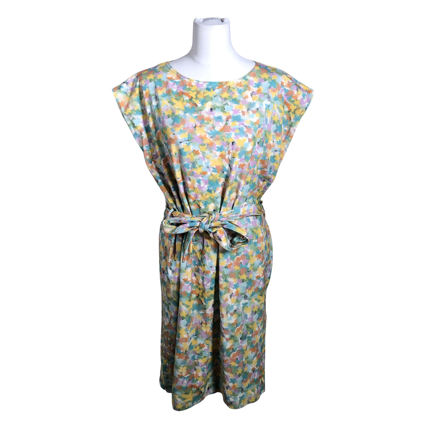 Unisex Puuvillatehdas - Trikotaažist kleit, suurus 38 - Roheline (1)