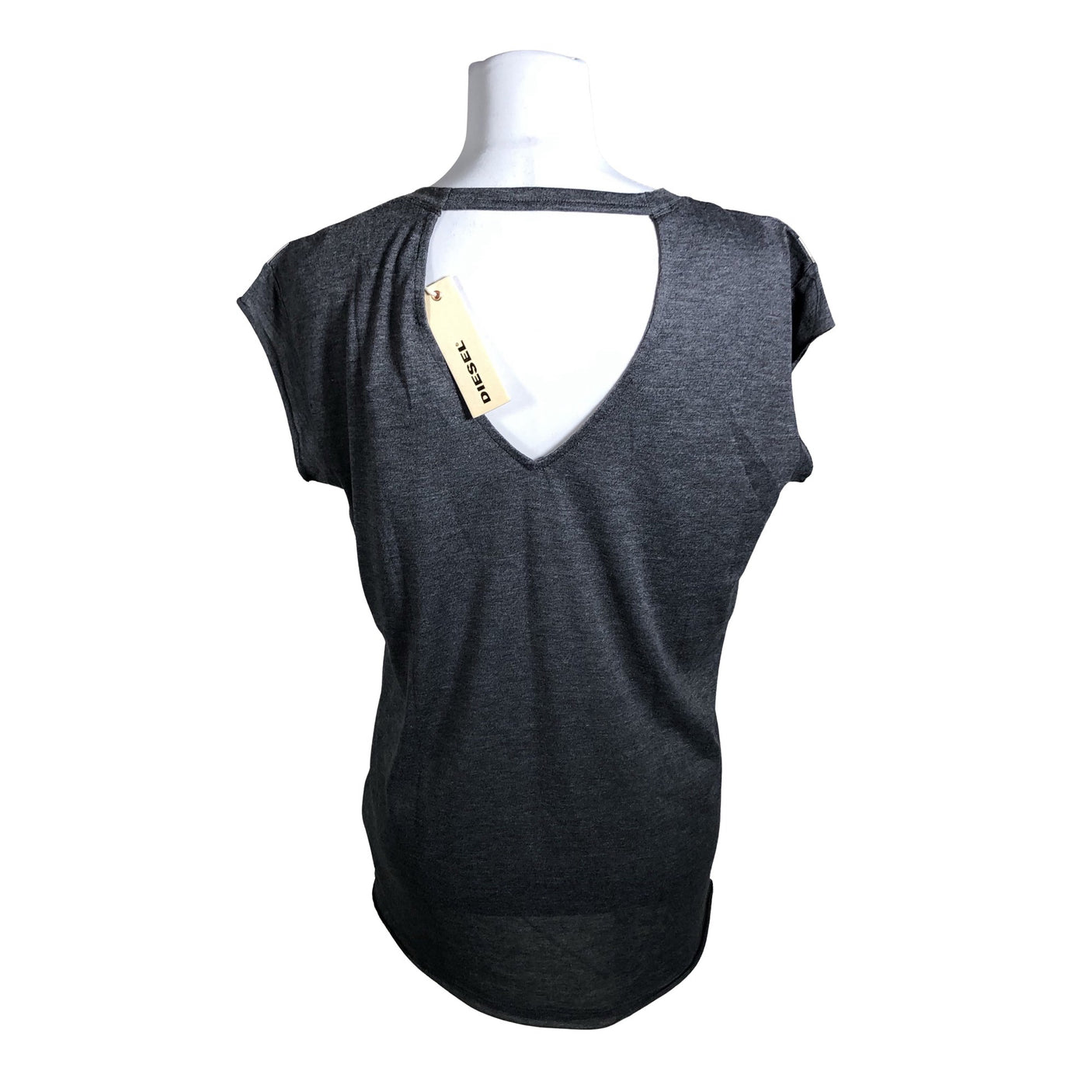 Unisex Diesel - T-särk, suurus 38 - Hall (2)