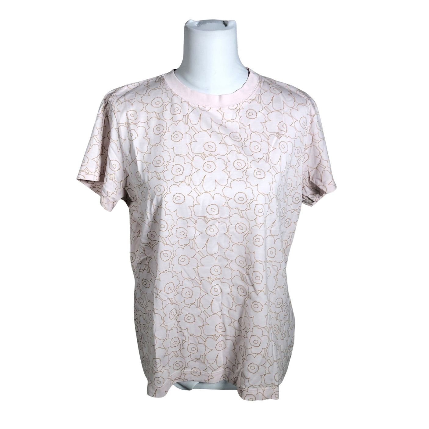 Unisex Marimekko - T-särk, suurus 40 - Heleroosa (1)