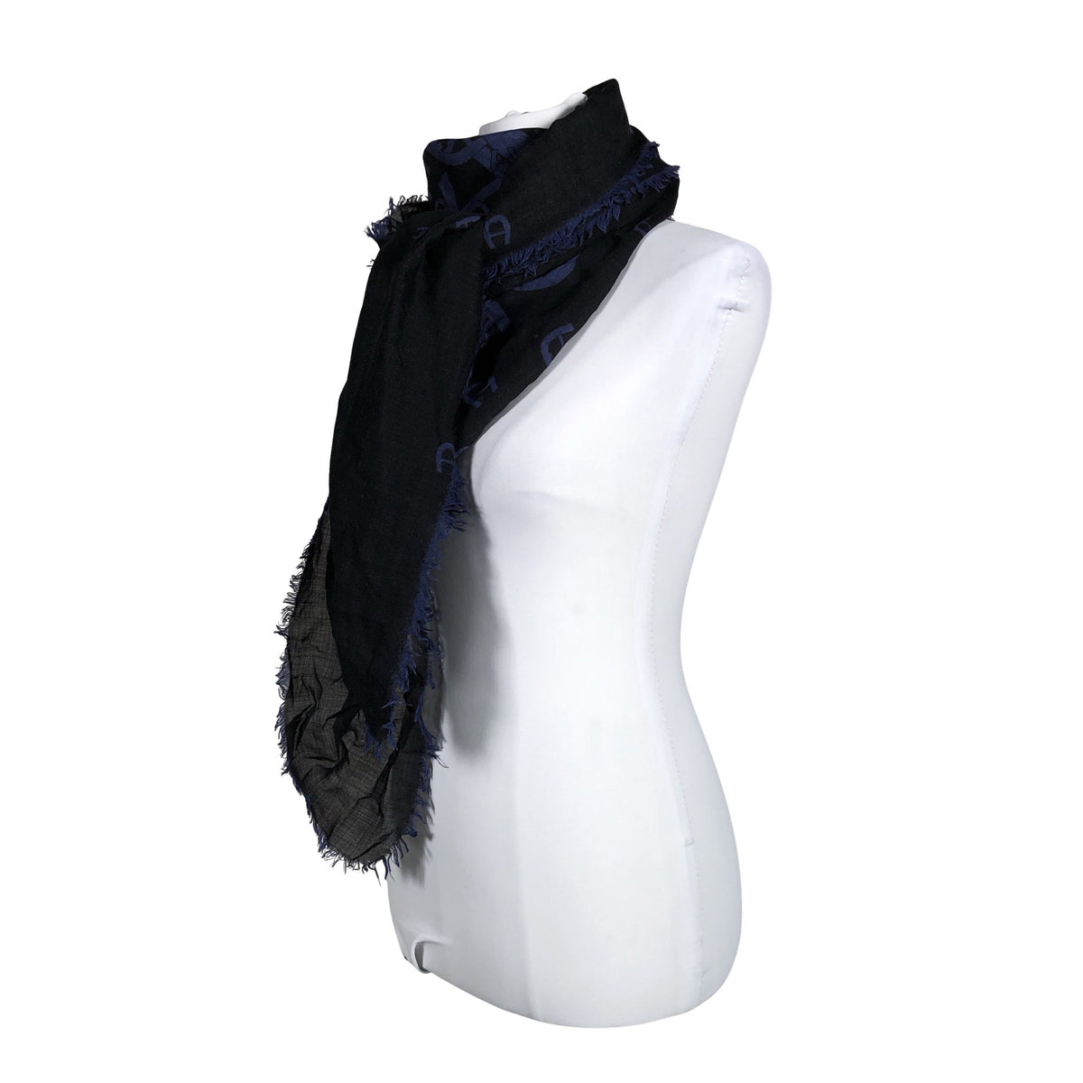 Unisex Aigner - Õhuke sall, suurus Maxi - Sinine (3)