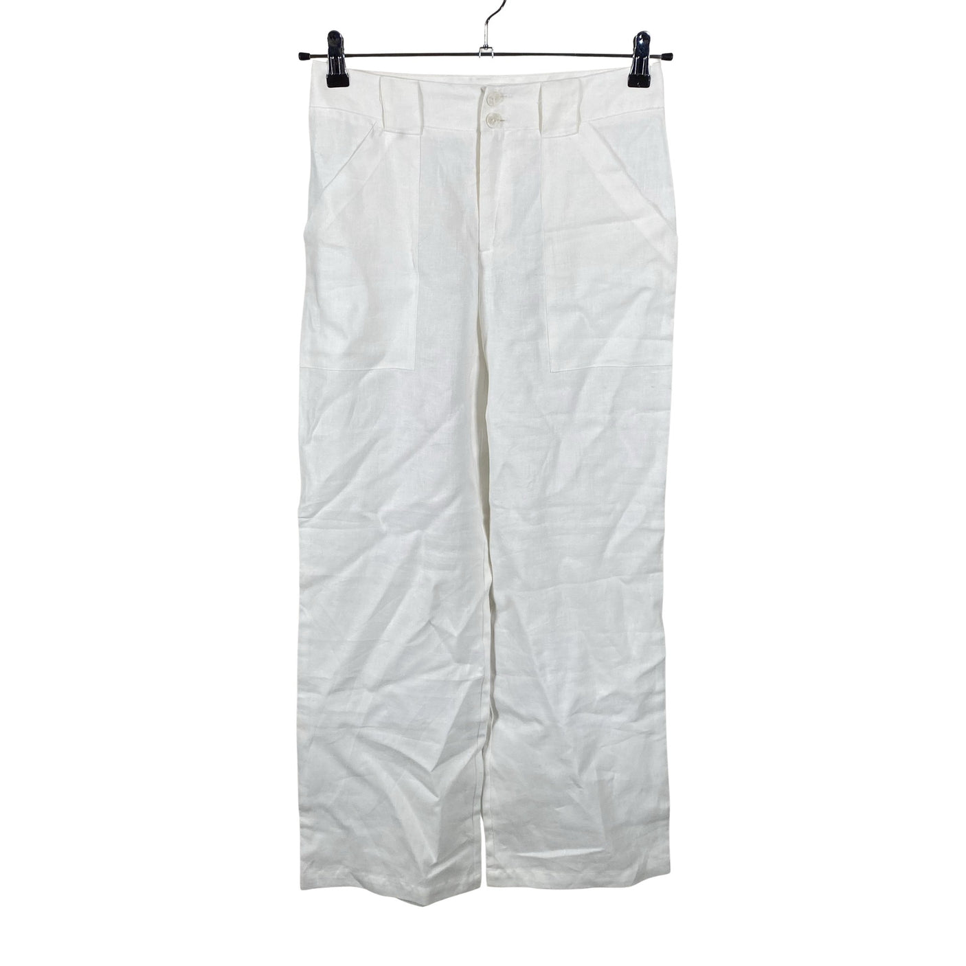 Unisex Niccolei - Mittevenivad püksid, suurus 36 - Valge (1)