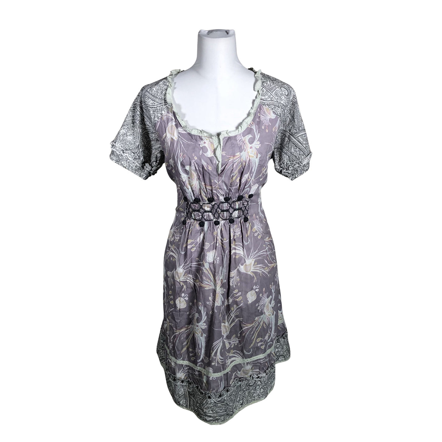 Unisex Cream - Mitteveniv kleit, suurus 40 - Lilla (1)