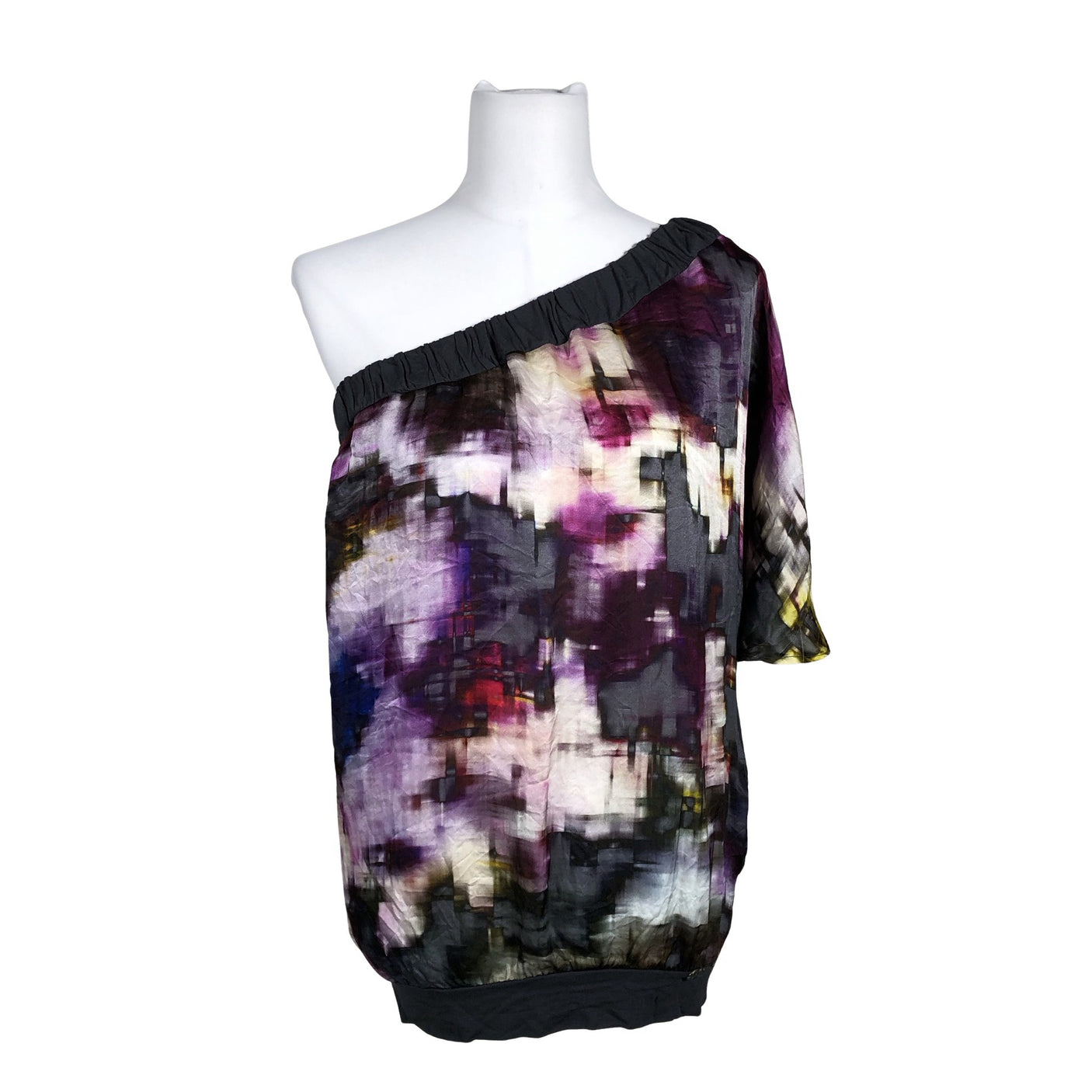 Unisex Salsa - Lühikeste käistega pluus, suurus 40 - Hall (1)