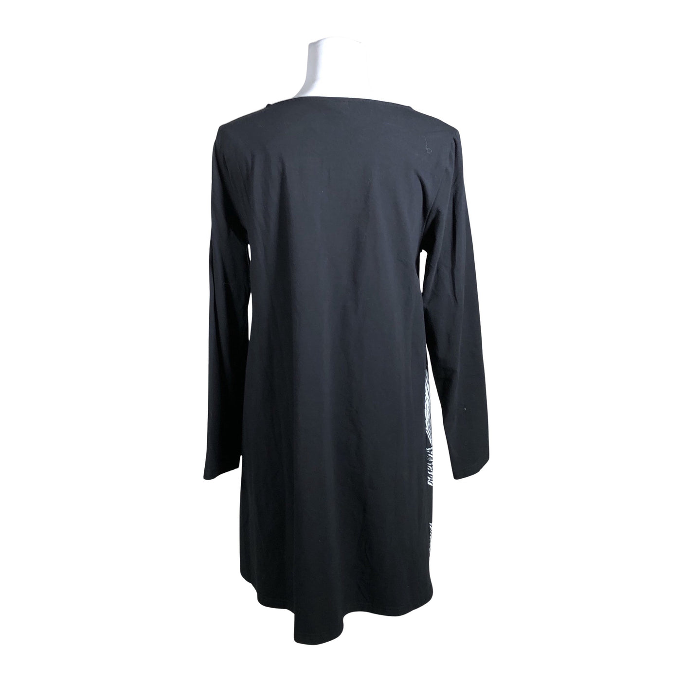 Unisex Huigee - Trikotaažist kleit, suurus 38 - Must (2)