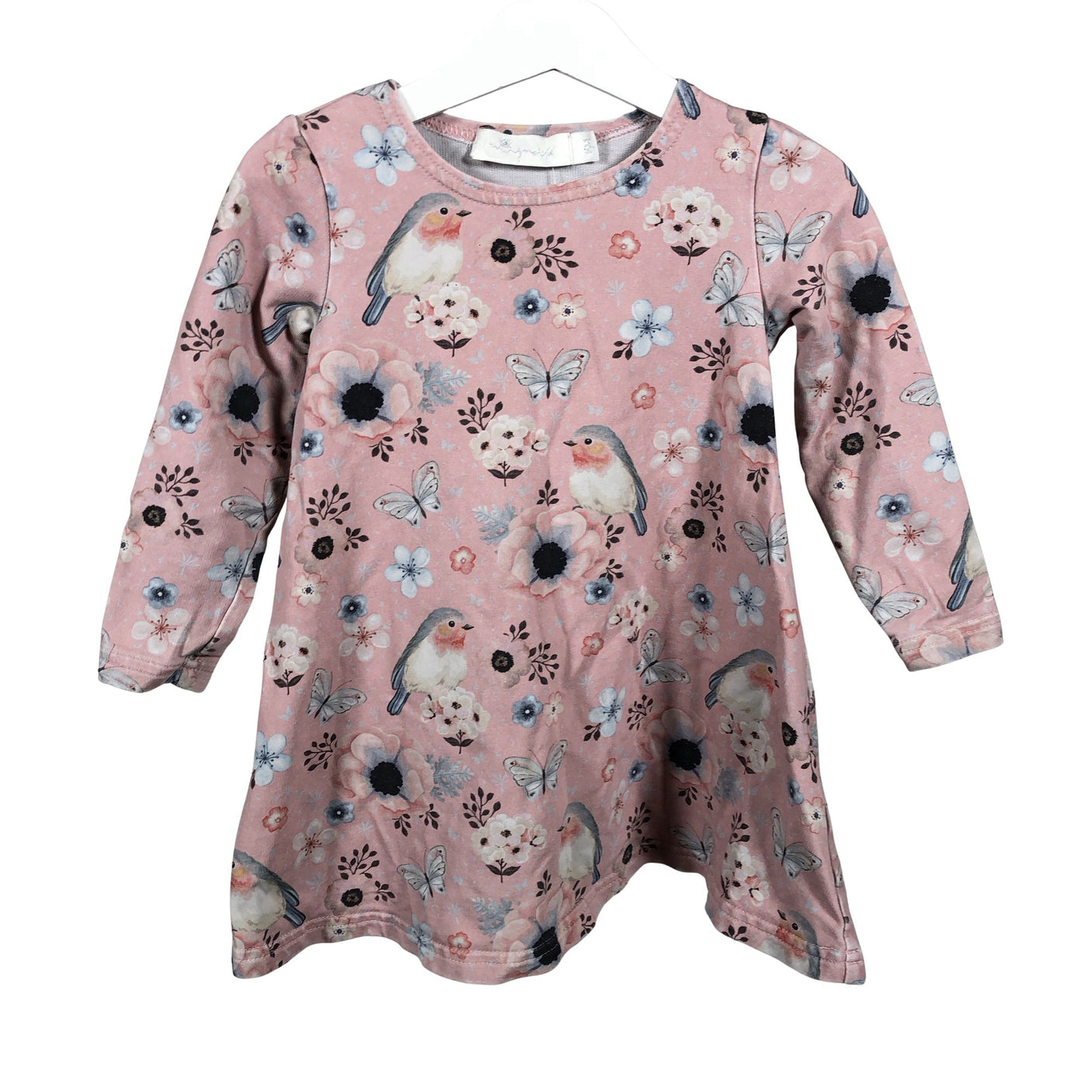 Unisex Mignelin - Trikotaažist tuunika, suurus 98 - 104 - Heleroosa (1)