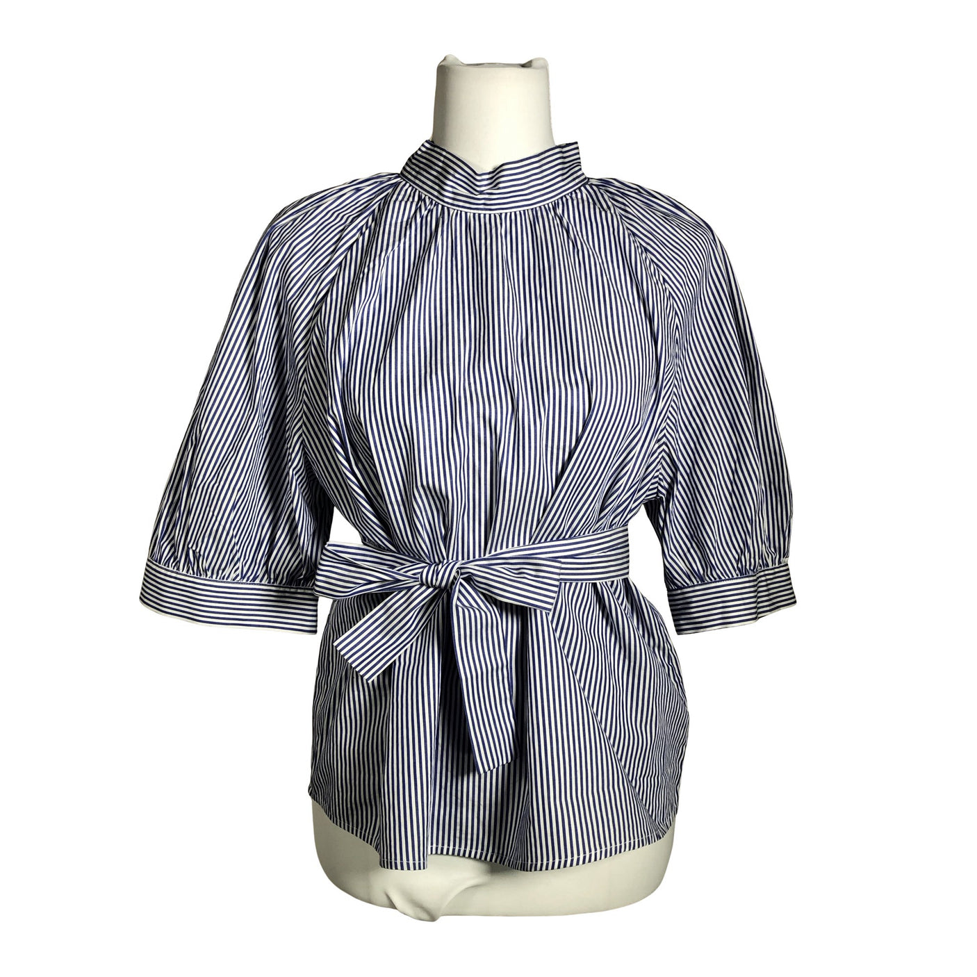 Unisex Holly & Whyte by Lindex - Lühikeste käistega pluus, suurus 40 - Sinine (1)