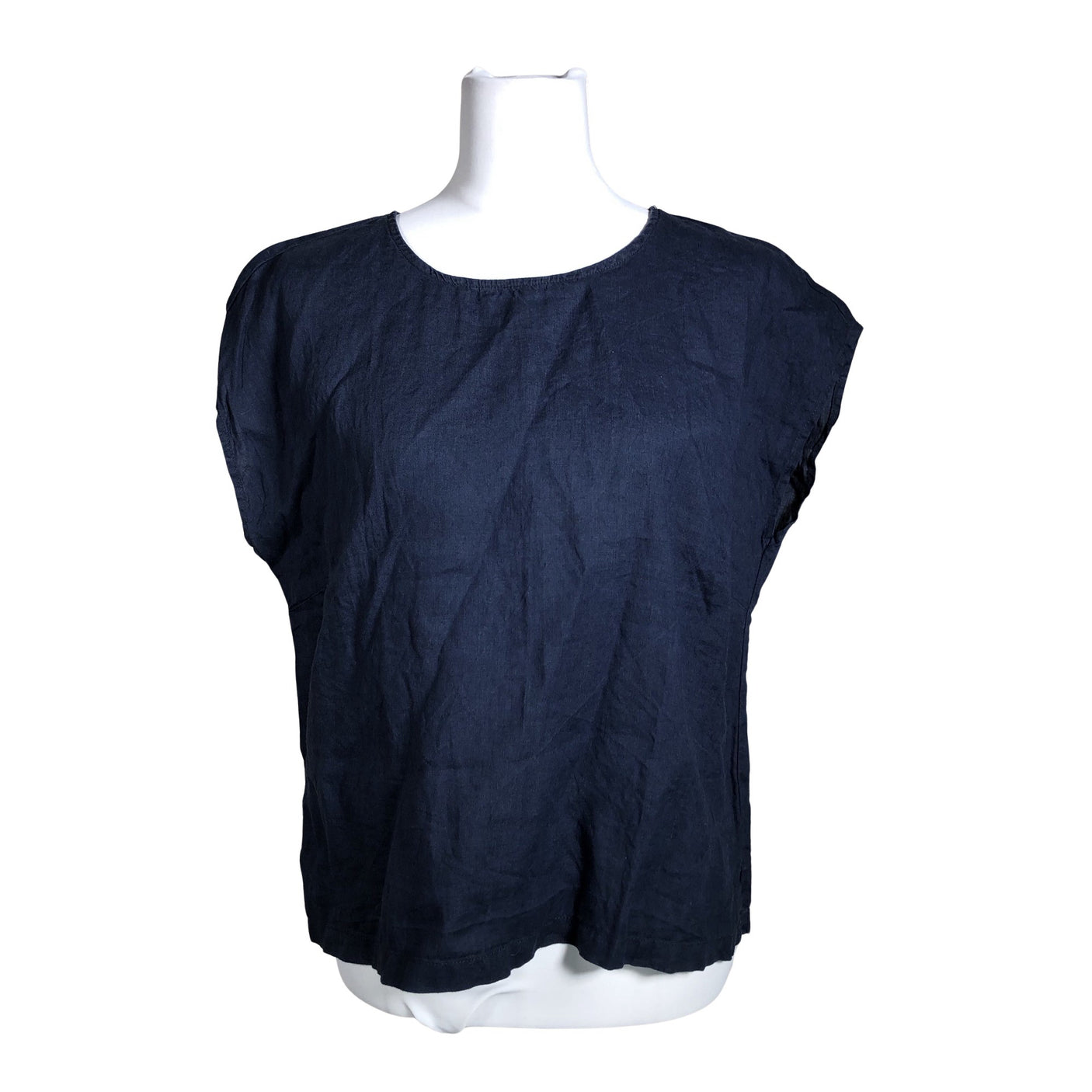 Unisex Nanso - Lühikeste käistega pluus, suurus 40 - Sinine (1)