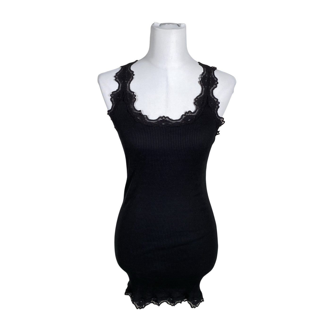 Unisex Rosemunde - Trikotaažist topp, suurus 38 - Must (1)