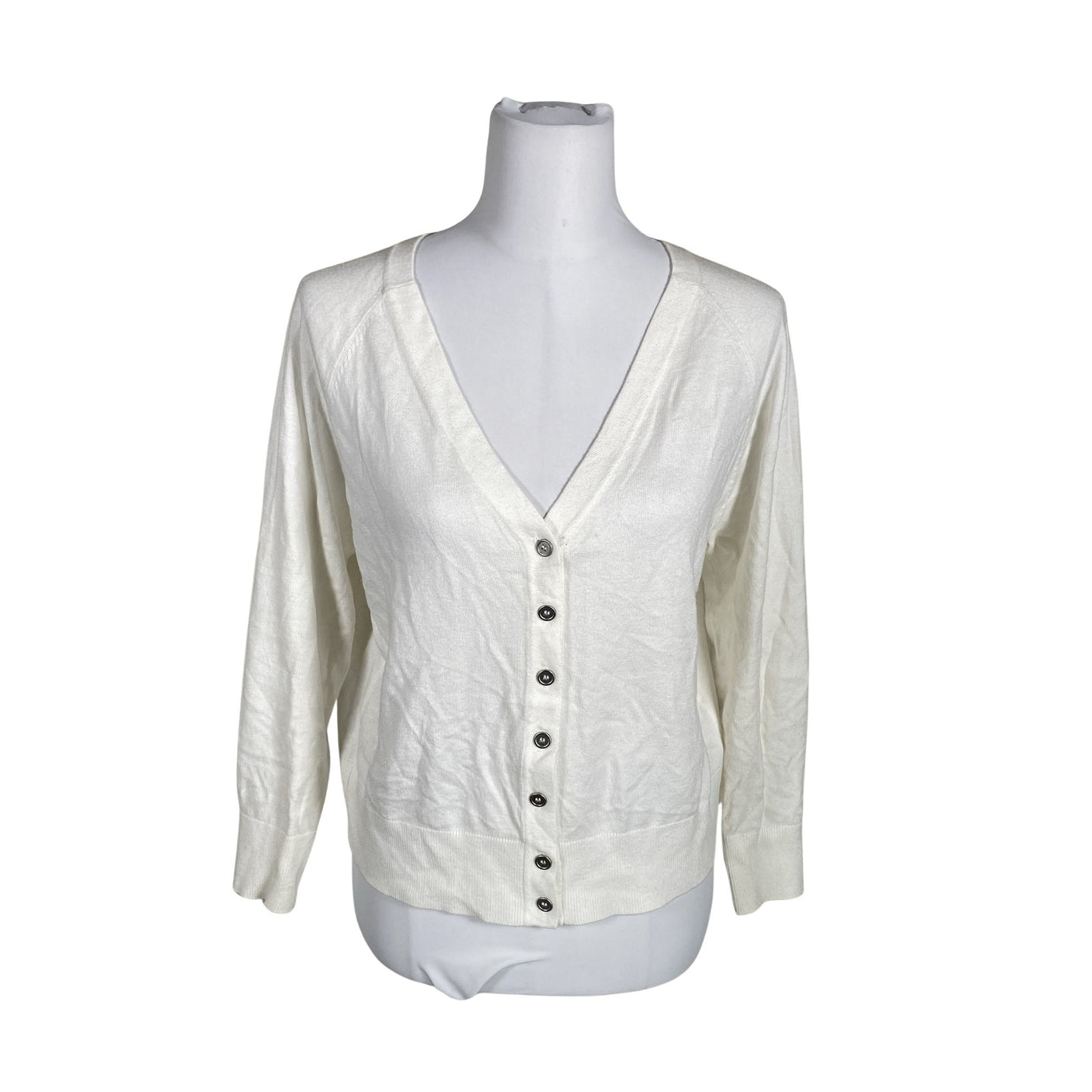 Unisex Mint Velvet - Kardigan, suurus 40 - Valge (1)