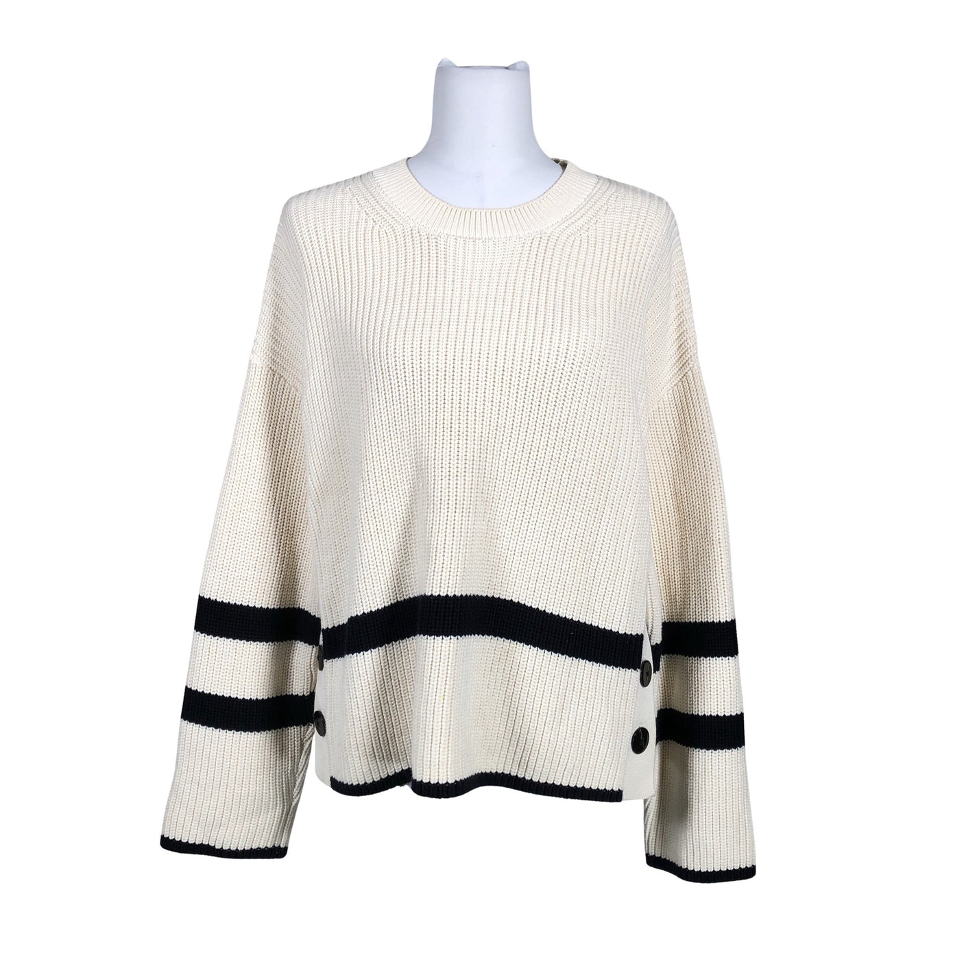 Unisex Massimo Dutti - Kampsun, suurus 36 - Looduslik valge (1)