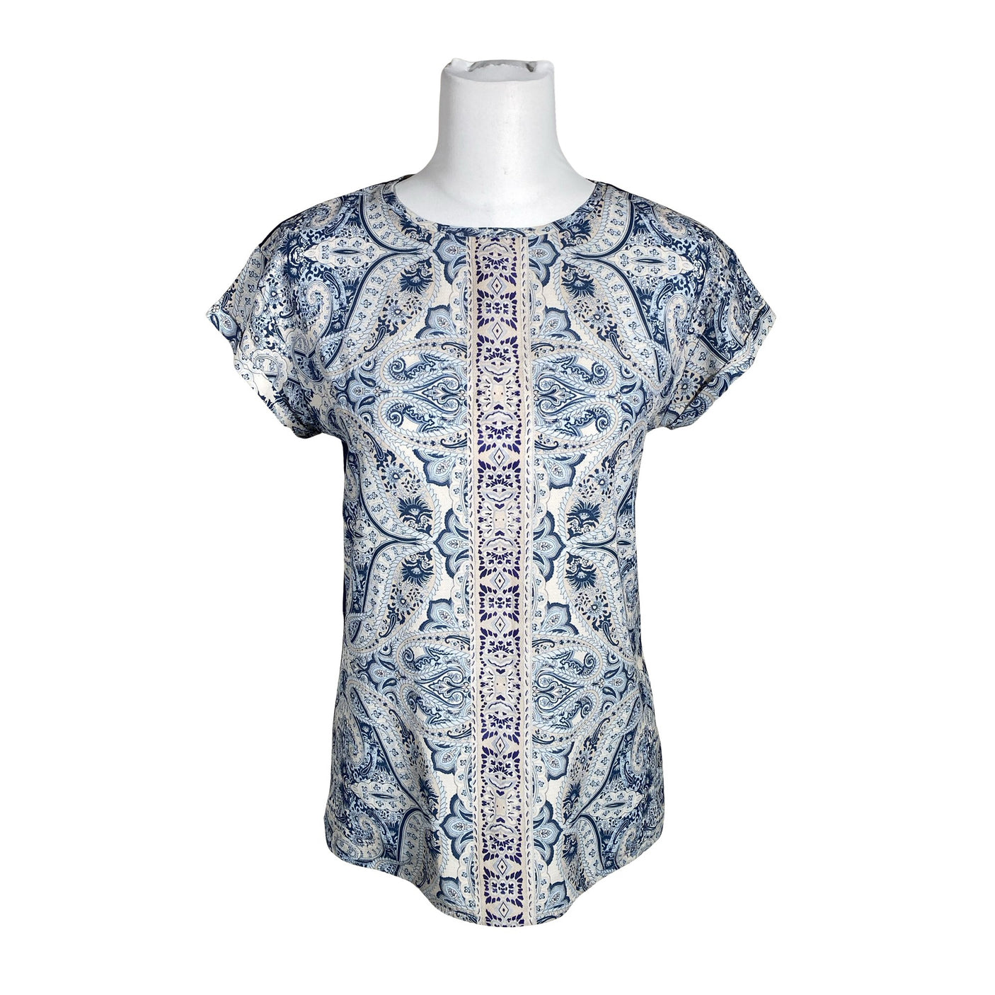 Unisex Esprit - Lühikeste käistega pluus, suurus 38 - Helesinine (1)
