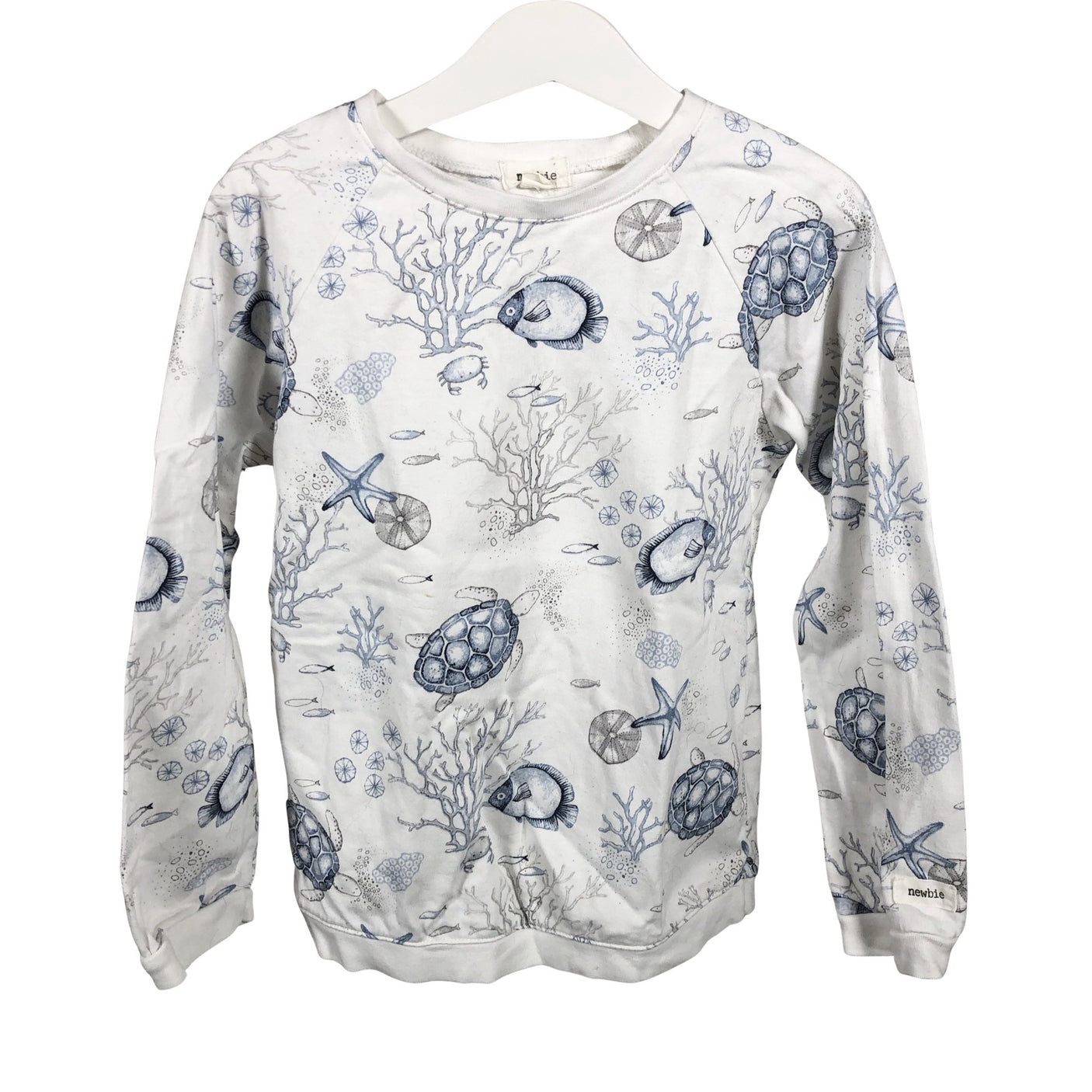 Unisex Newbie - Dressikangast pluus, suurus 110 - 116 - Valge (1)
