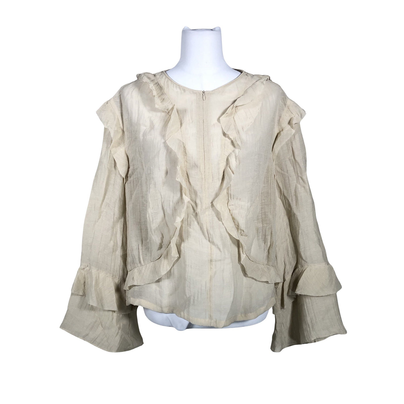Unisex Massimo Dutti - Pluus, suurus 36 - Beige (1)