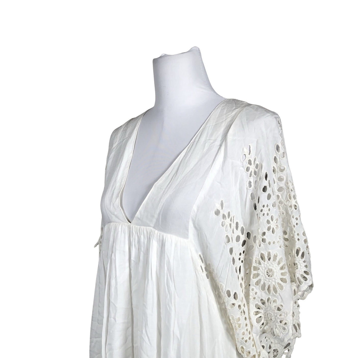 Unisex Ganni - Õhuke kleit, suurus 34 - Valge (2)