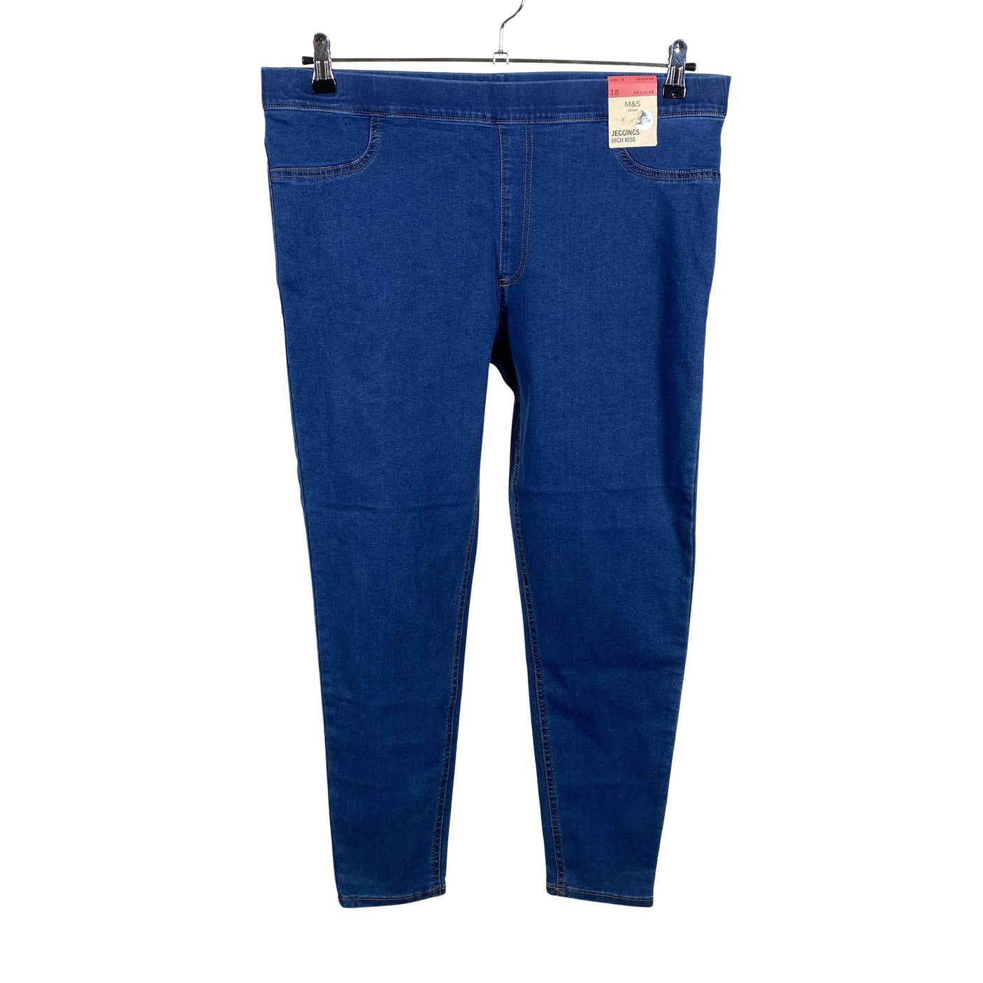 Unisex Marks&Spencer - Teksaretuusid, suurus 44 - Sinine (1)