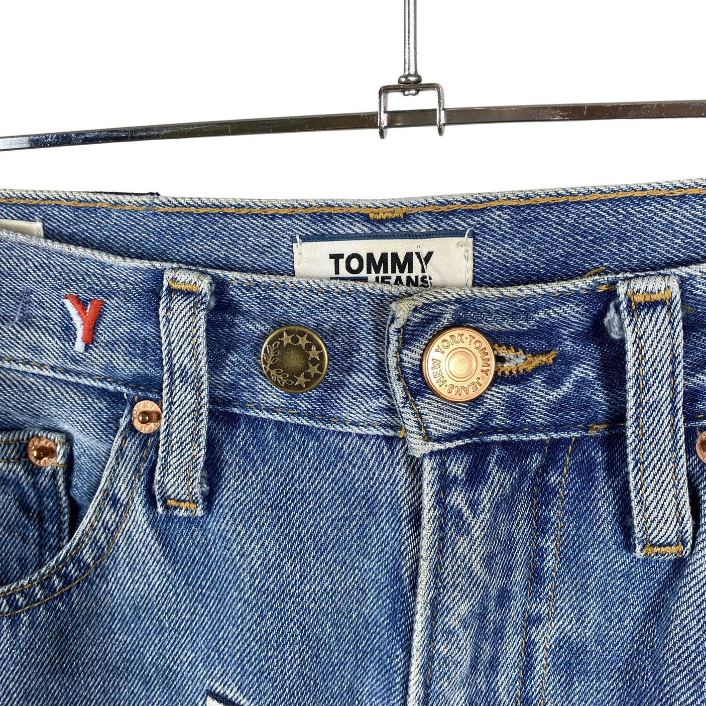 Unisex Tommy Jeans (Tommy Hilfiger) - Teksad, suurus W26 - Sinine (3)