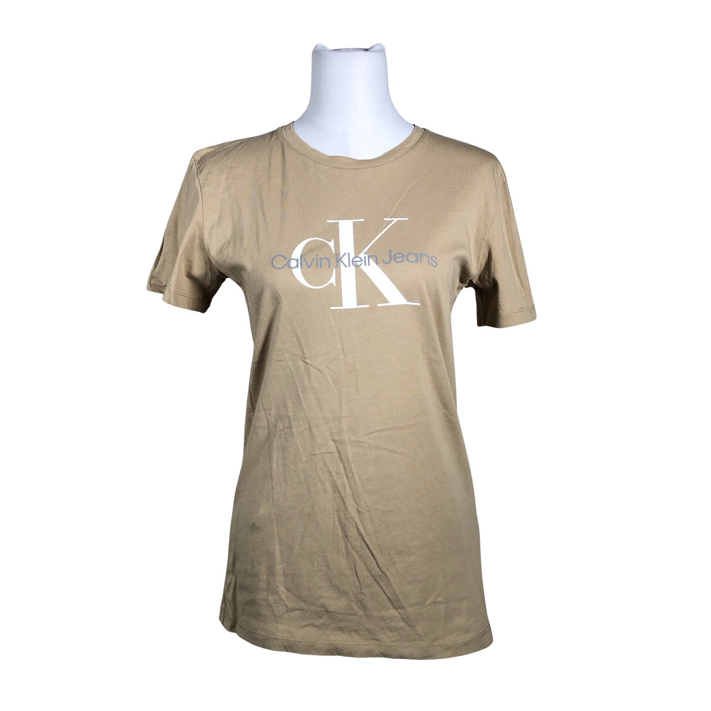 Unisex Calvin Klein Jeans - T-särk, suurus 40 - Beige (1)