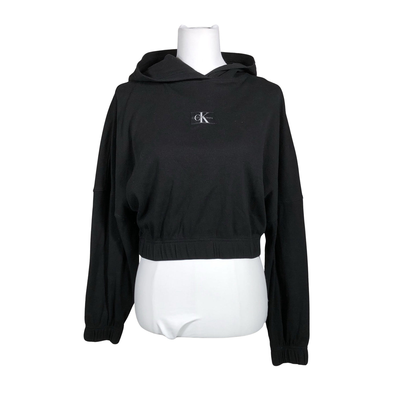 Unisex Calvin Klein Jeans - Trikotaažist pluus, suurus 40 - Must (1)