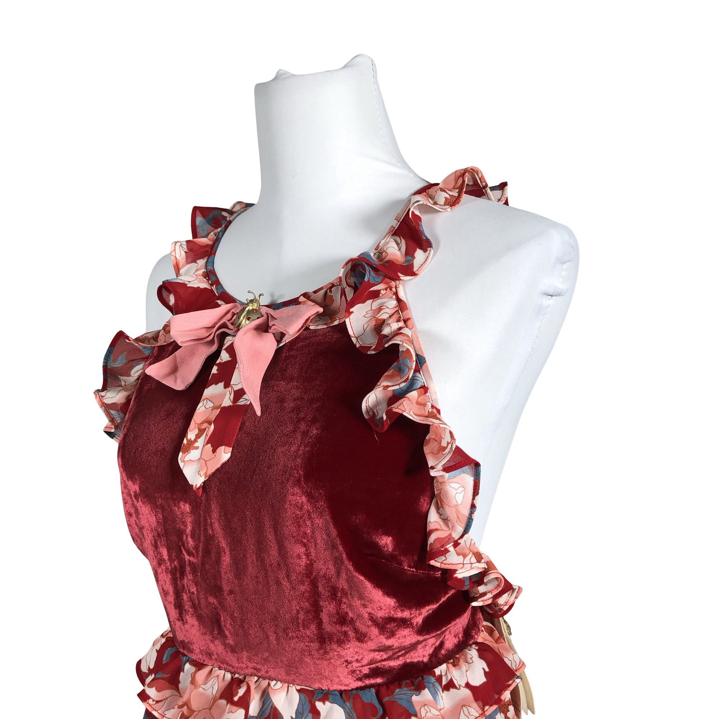 Unisex For Love & Lemons - Maksikleit, suurus 36 - Punane (2)