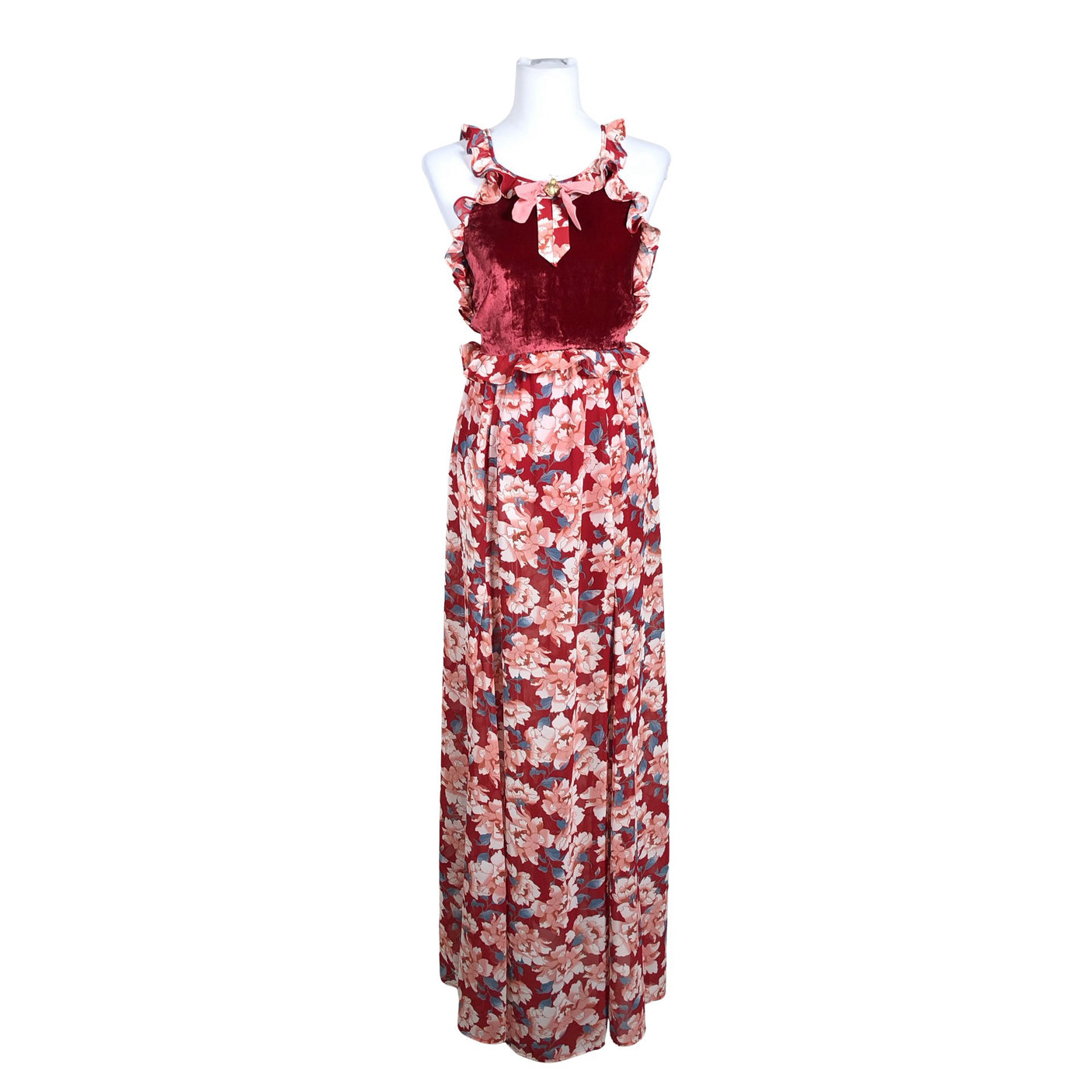 Unisex For Love & Lemons - Maksikleit, suurus 36 - Punane (1)