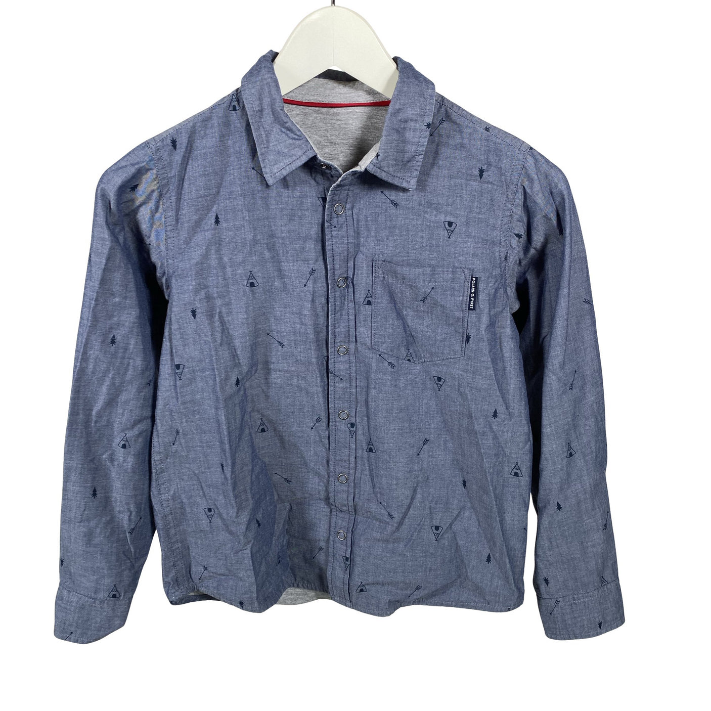 Unisex Polarn O. Pyret - Triiksärk, suurus 140 - 146 - Sinine (1)