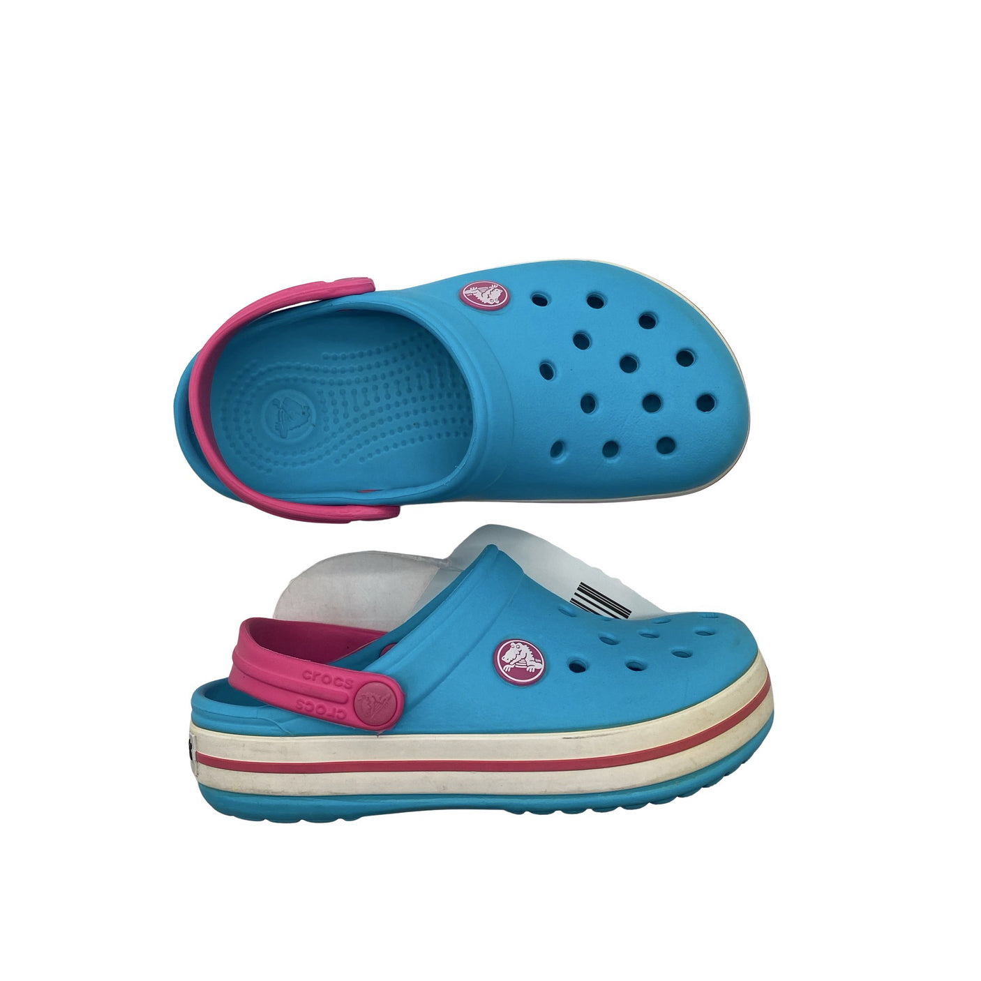 Unisex Crocs - Lahtise kannaga jalanõud, suurus 28 - Türkiis (1)