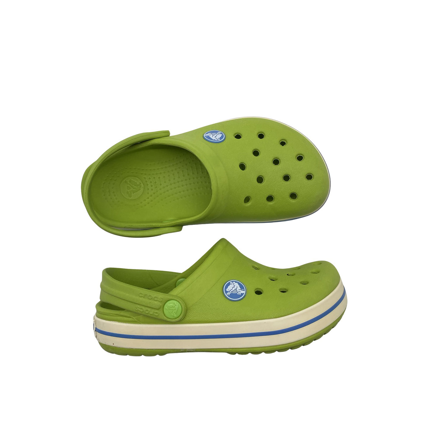Unisex Crocs - Lahtise kannaga jalanõud, suurus 28 - Roheline (1)