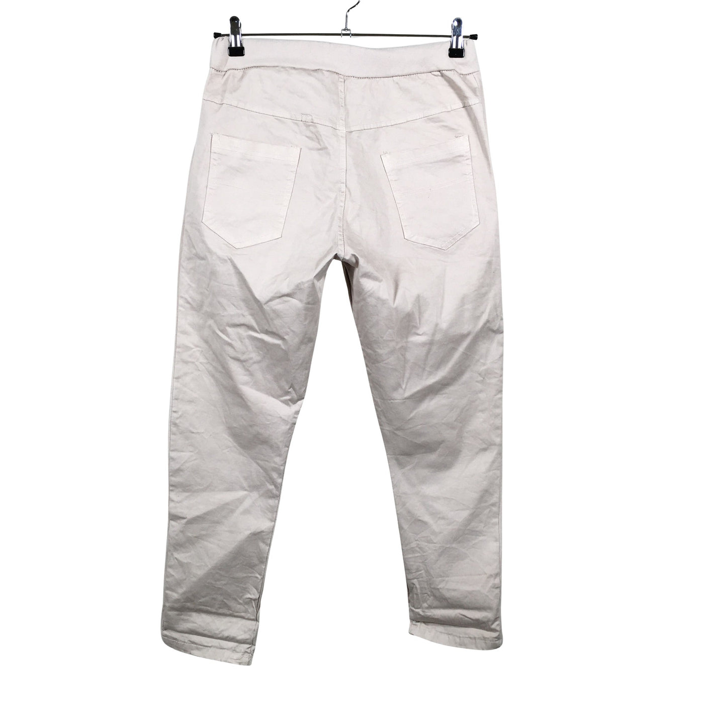 Unisex Perfect Jeans - Mittevenivad püksid, suurus 40 - Beige (2)