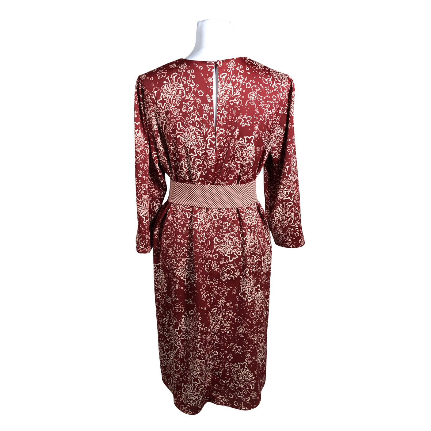 Unisex Marella - Mitteveniv kleit, suurus 40 - Veinipunane (2)