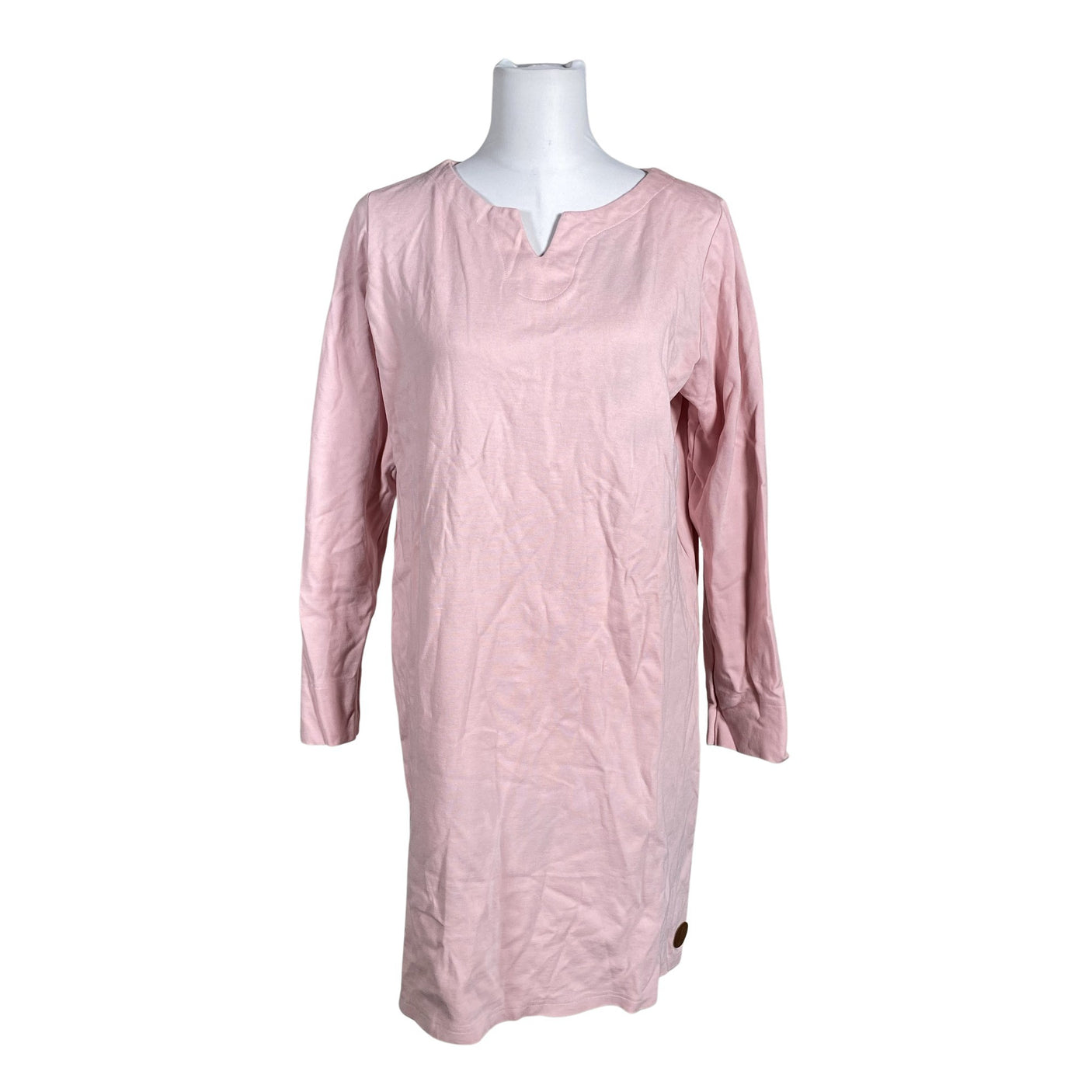 Unisex Olsen - Trikotaažist kleit, suurus 40 - Heleroosa (1)